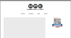Desktop Screenshot of haberpolk.com